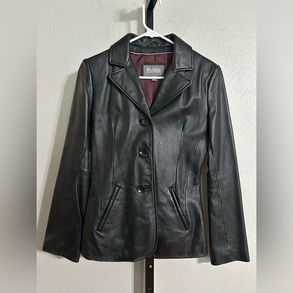Wilsons Leather Jackets & Blazers - Wilsons Leather Classic Black Women's Jacket XS